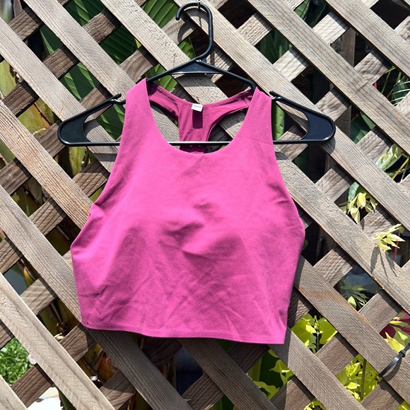 Uniqlo Other - UNIQLO Women's Active Racer Back Wireless Bra Pink/Purple  Size M